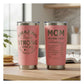 20oz Best Mom Ever Tumbler Gift for Mother's Day Birthday Holidays