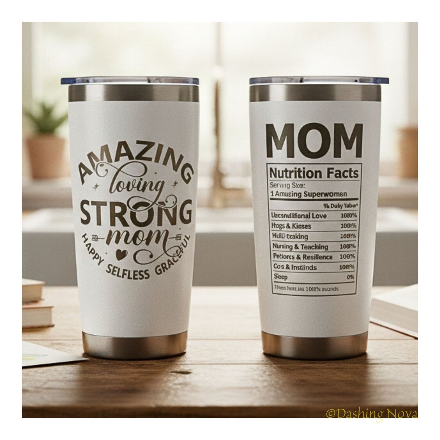 20oz Best Mom Ever Tumbler Gift for Mother's Day Birthday Holidays