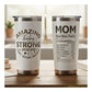 20oz Best Mom Ever Tumbler Gift for Mother's Day Birthday Holidays