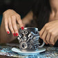 3D Engines - designed Stainless Steel Mug. Ideal for coffee/beer, a fun home & office drinking accessory.